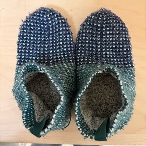 Bombas Blue and Green Kids Slippers